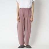 BIWACOTTON/タック入りワイドテーパードパンツ